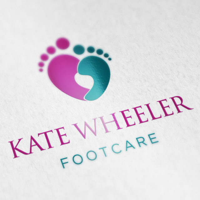 Logo Design Droitwich Worcestershire Kate Wheeler Footcare