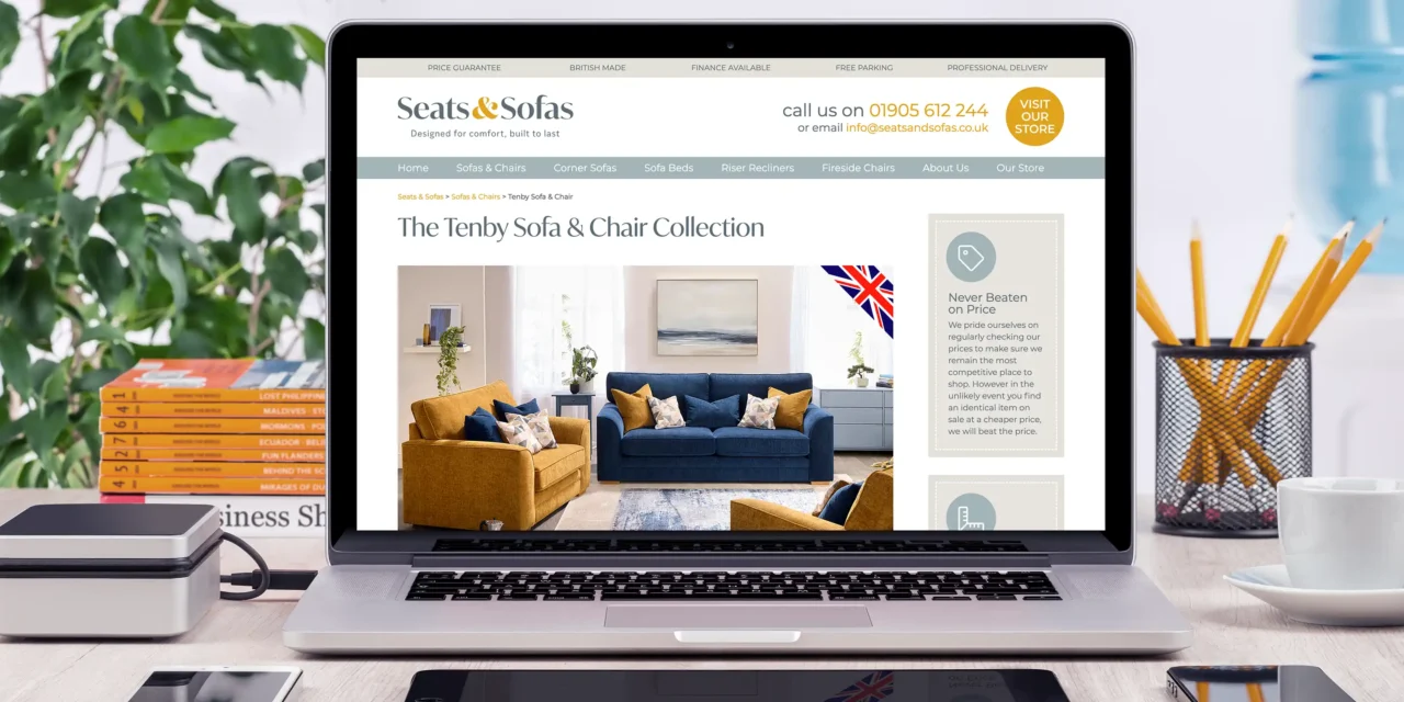 Responsive Website Design Droitwich Worcestershire Seats And Sofas
