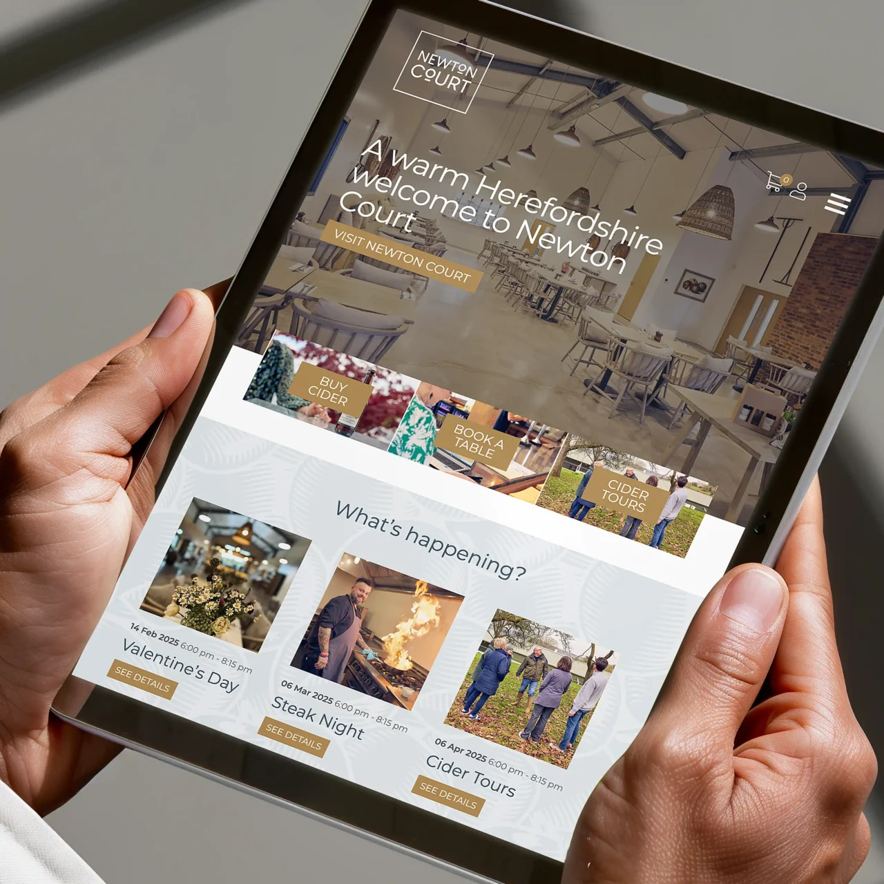 Web Design Droitwich Worcestershire Newton Court